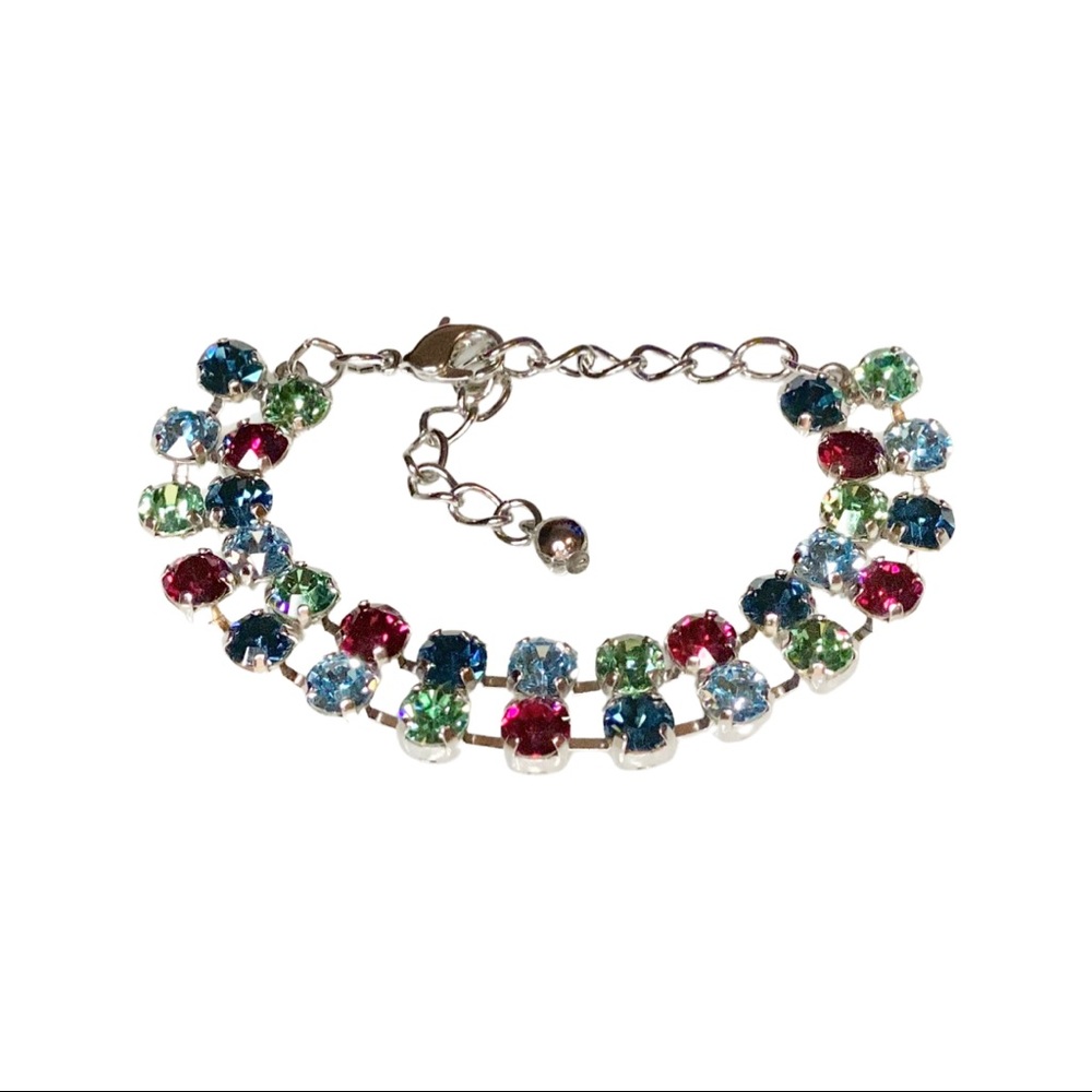 Double Row Show Swarovski Bracelet